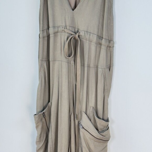 FP Movement Southern Lights Onesie Jumpsuit Desert Sage Tan XS Free People - Picture 4 of 9